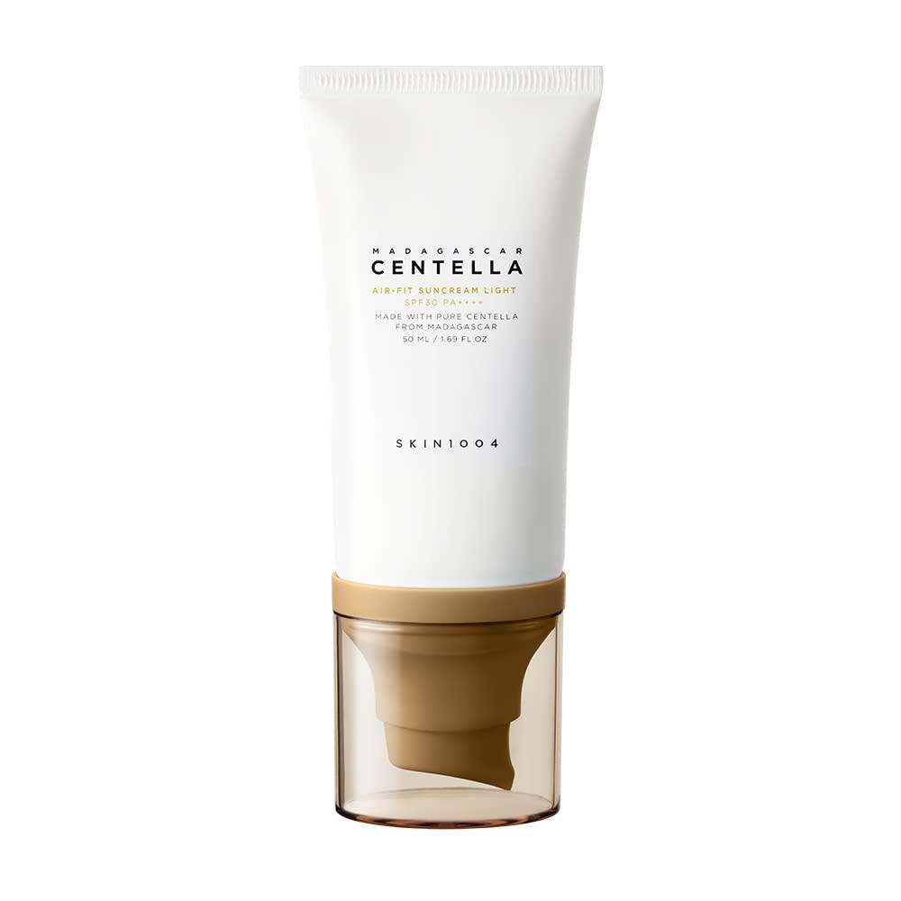 SKIN1004 Madagascar Centella Air-Fit Suncream Light SPF30 PA++++ - 50ml K Beauty Hautpflege für strahlende Haut