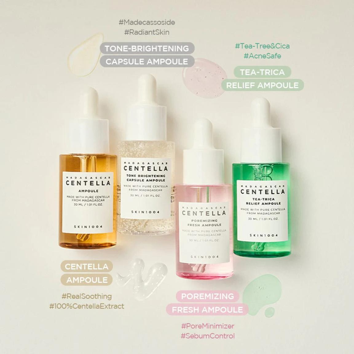 SKIN1004 Madagascar Centella Ampoule Kit K Beauty Hautpflege für strahlende Haut