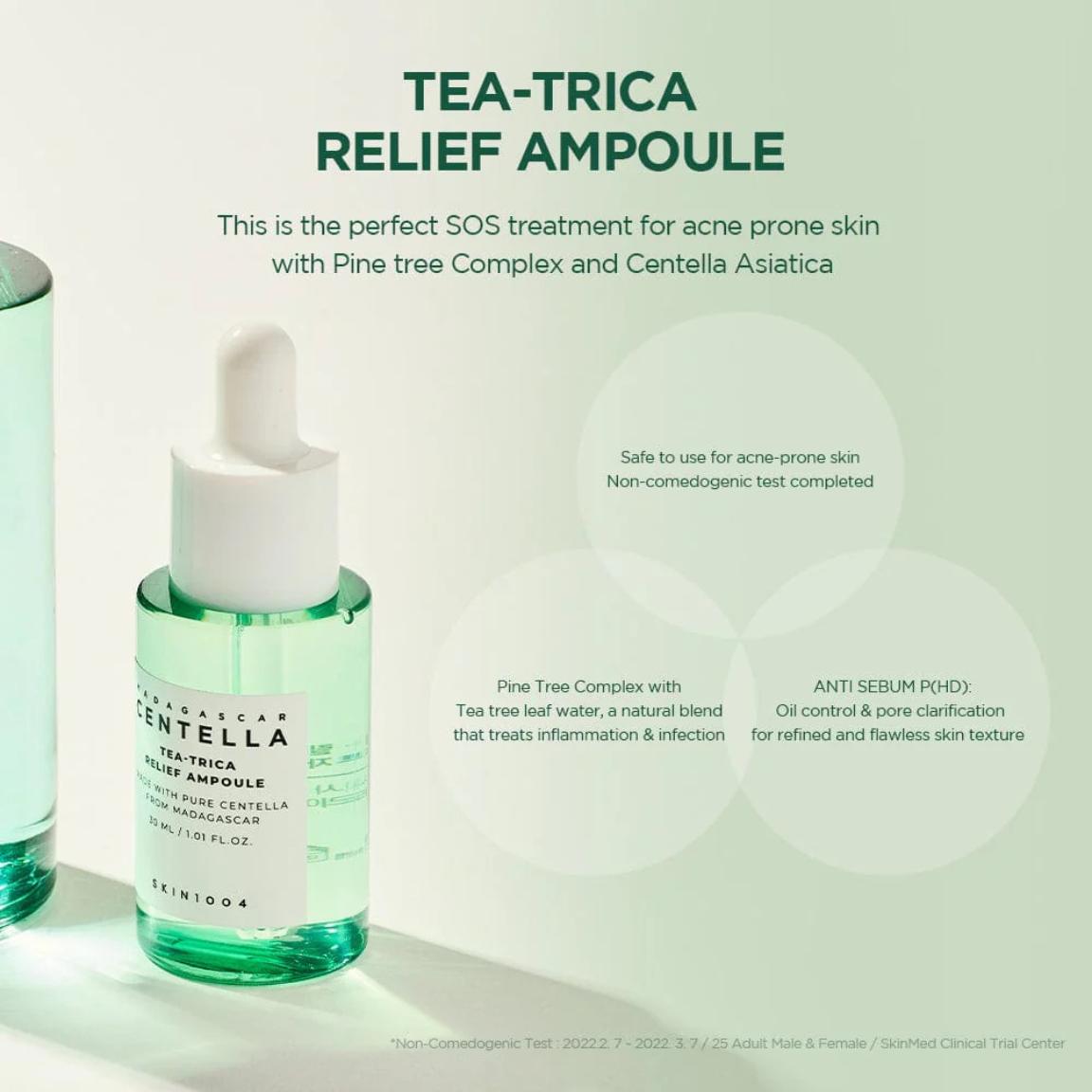 SKIN1004 Madagascar Centella Ampoule Kit K Beauty Hautpflege für strahlende Haut