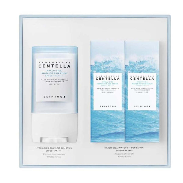 SKIN1004 Madagascar Centella Hyalu-Cica Sunsational Kit K Beauty Hautpflege für strahlende Haut