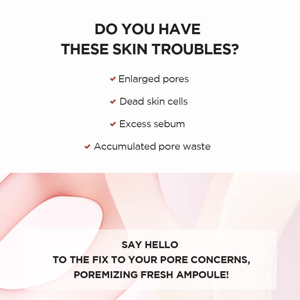 SKIN1004 Madagascar Centella Poremizing Fresh Ampoule Serum 50 ml K Beauty Hautpflege für strahlende Haut