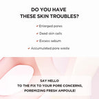 SKIN1004 Madagascar Centella Poremizing Fresh Ampoule Serum 30 ml K Beauty Hautpflege für strahlende Haut