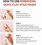 SKIN1004 Madagascar Centella Poremizing Quick Clay Stick Mask 27g K Beauty Hautpflege für strahlende Haut