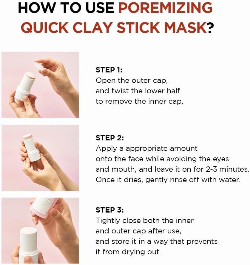 SKIN1004 Madagascar Centella Poremizing Quick Clay Stick Mask 27g K Beauty Hautpflege für strahlende Haut