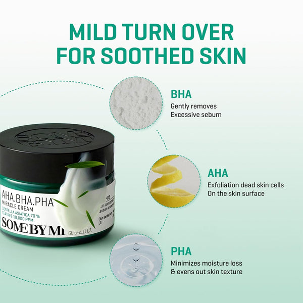 Some By Mi AHA BHA PHA 30 Days Miracle Cream 60 ml K Beauty Hautpflege für strahlende Haut