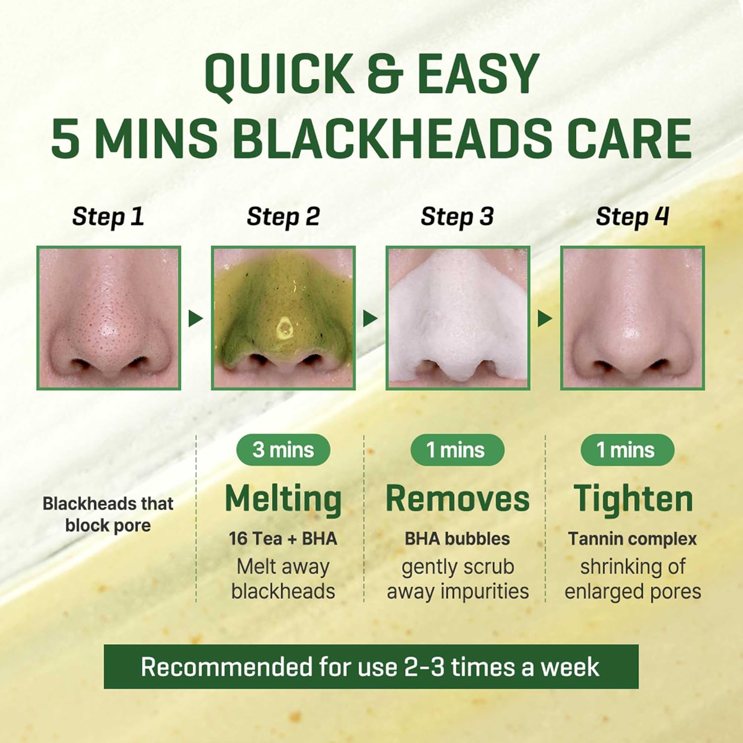 Some By Mi Bye Bye Blackhead 30 days Miracle Green Tea Tox Bubble Cleanser 120 ml K Beauty Hautpflege für strahlende Haut
