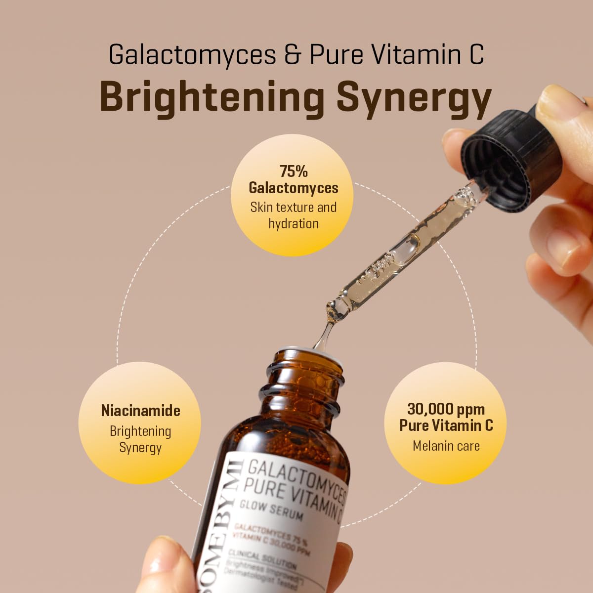 SOME BY MI Galactomyces Pure Vitamin C Glow Serum K Beauty Hautpflege für strahlende Haut