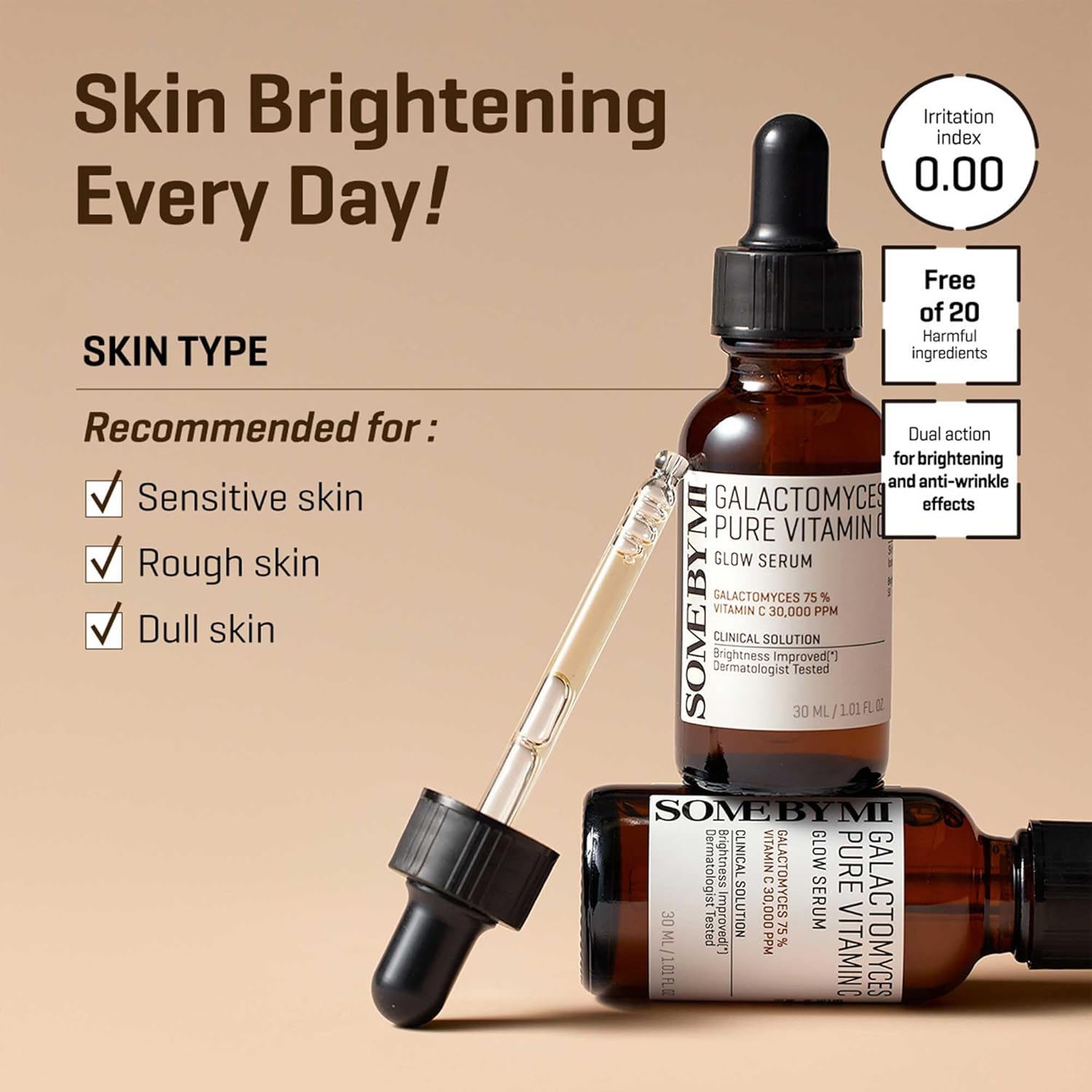 SOME BY MI Galactomyces Pure Vitamin C Glow Serum K Beauty Hautpflege für strahlende Haut