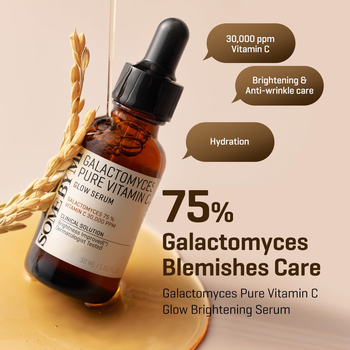 SOME BY MI Galactomyces Pure Vitamin C Glow Serum K Beauty Hautpflege für strahlende Haut