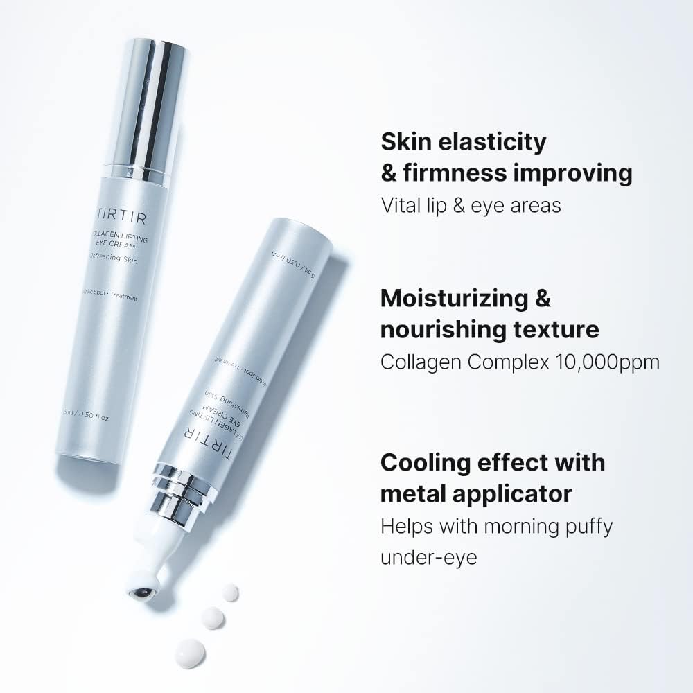 TIRTIR Collagen Lifting Eye Cream 15ml K Beauty Hautpflege für strahlende Haut
