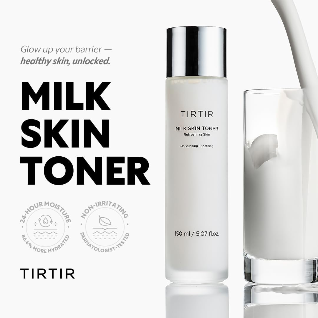 TIRTIR Milk Skin Toner 150ml K Beauty Hautpflege für strahlende Haut