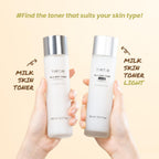 TIRTIR Milk Skin Toner Light 150ml K Beauty Hautpflege für strahlende Haut