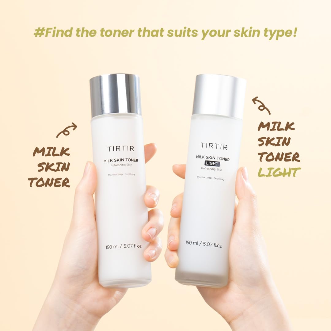 TIRTIR Milk Skin Toner Light 150ml K Beauty Hautpflege für strahlende Haut