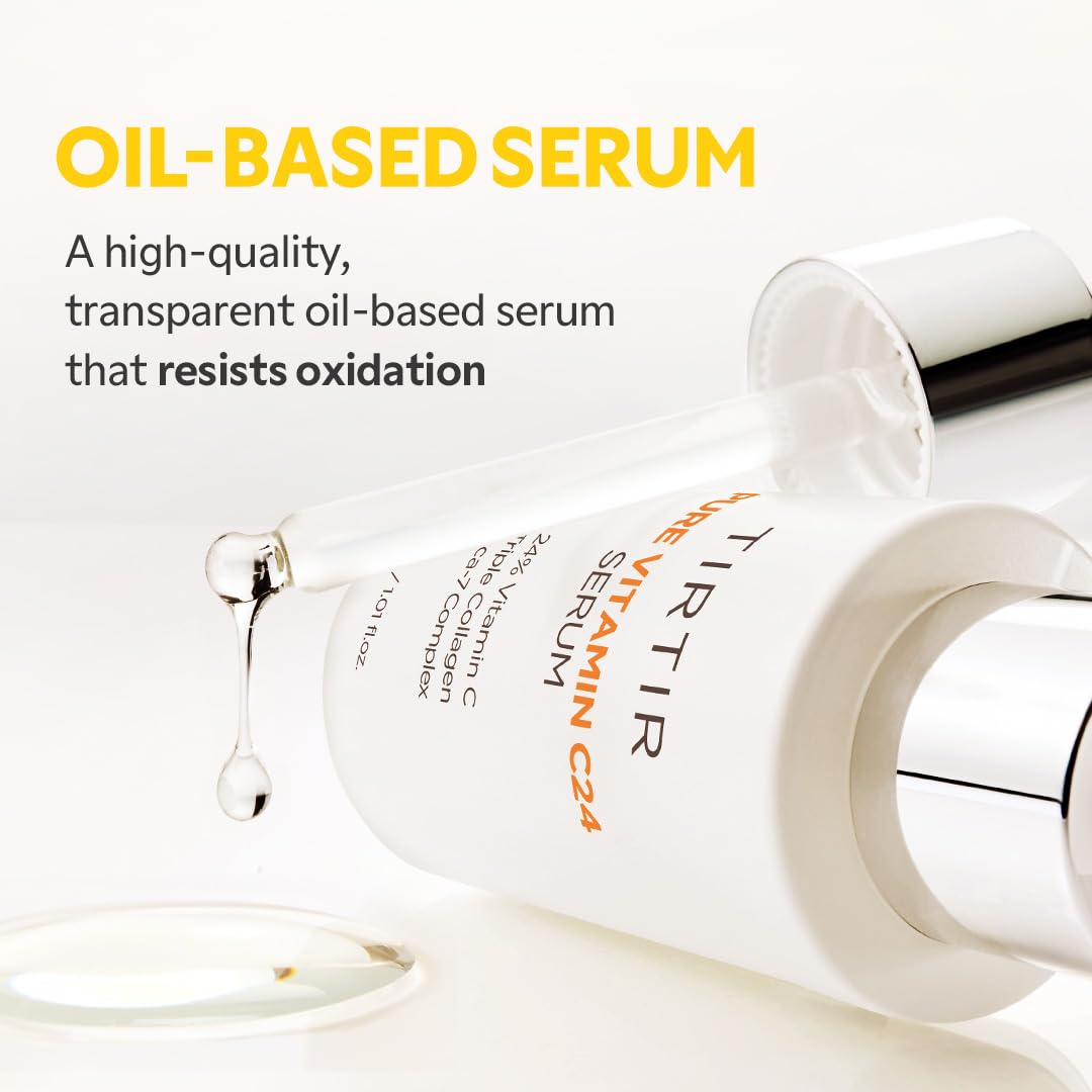 TIRTIR Pure Vitamin C24 Serum Aufhellend Gesichtsserum 30 ml K Beauty Hautpflege für strahlende Haut