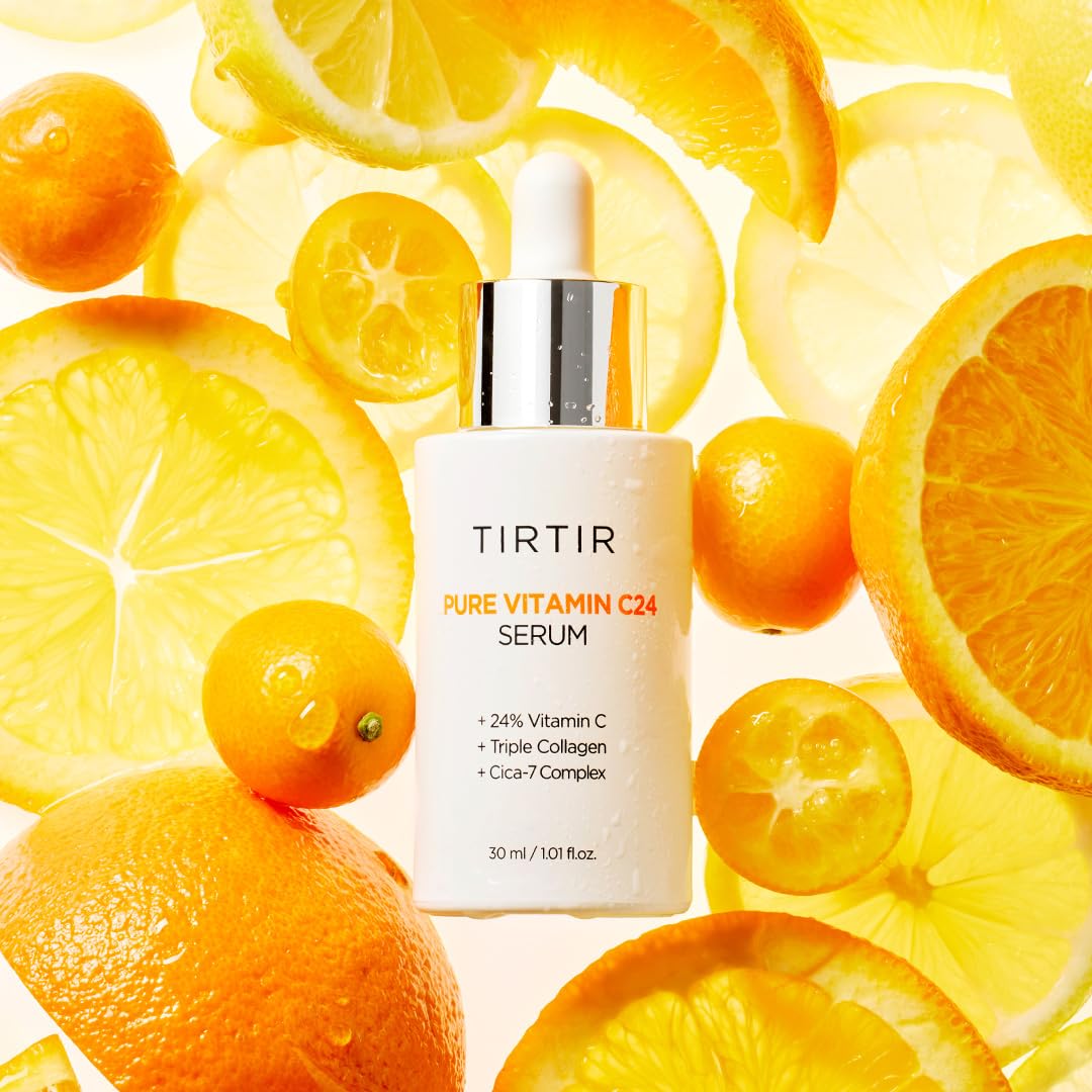 TIRTIR Pure Vitamin C24 Serum Aufhellend Gesichtsserum 30 ml K Beauty Hautpflege für strahlende Haut