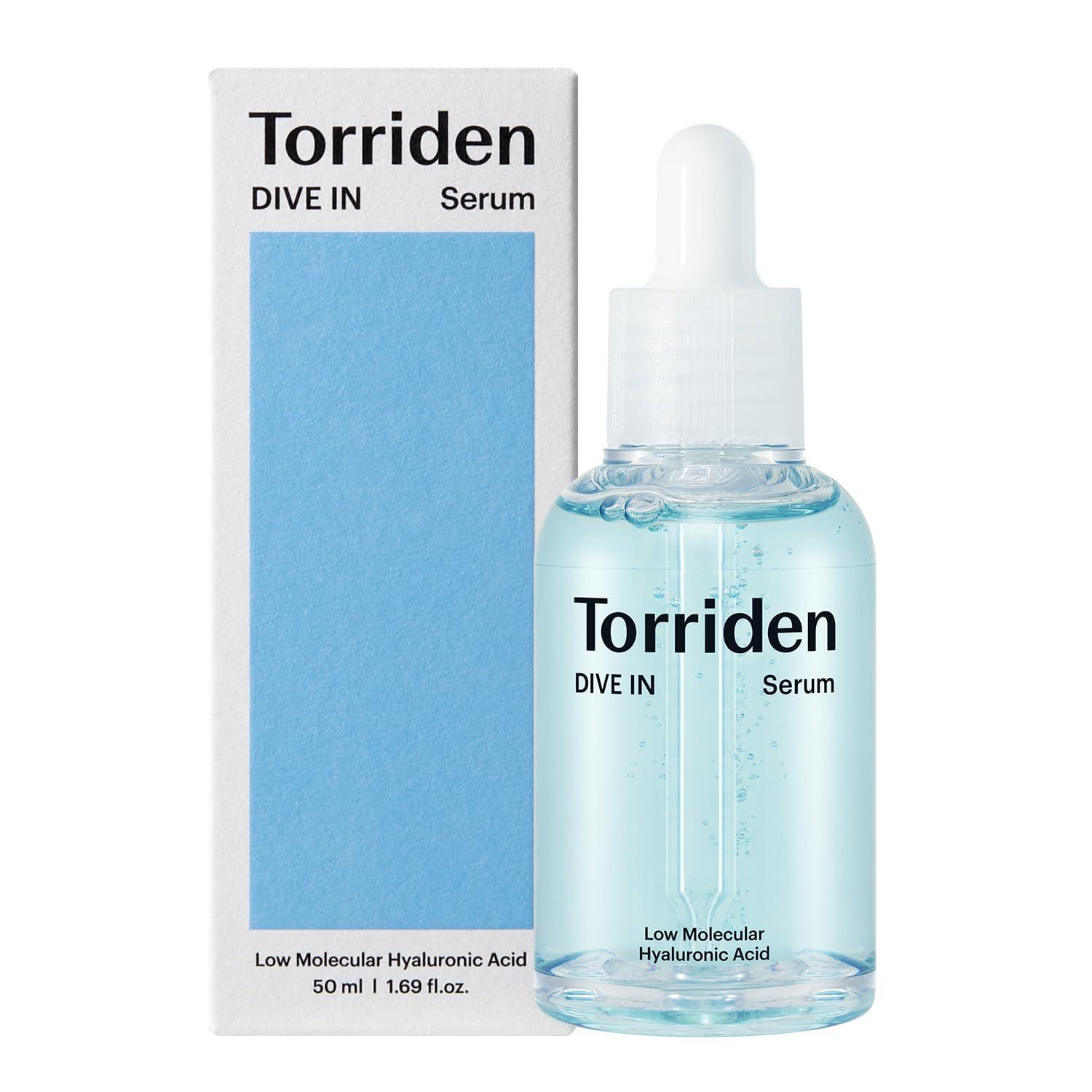 Torriden DIVE-IN Low Molecular Hyaluronic Acid Serum 50 ml K Beauty Hautpflege für strahlende Haut