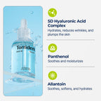 Torriden DIVE-IN Low Molecular Hyaluronic Acid Serum 50 ml K Beauty Hautpflege für strahlende Haut
