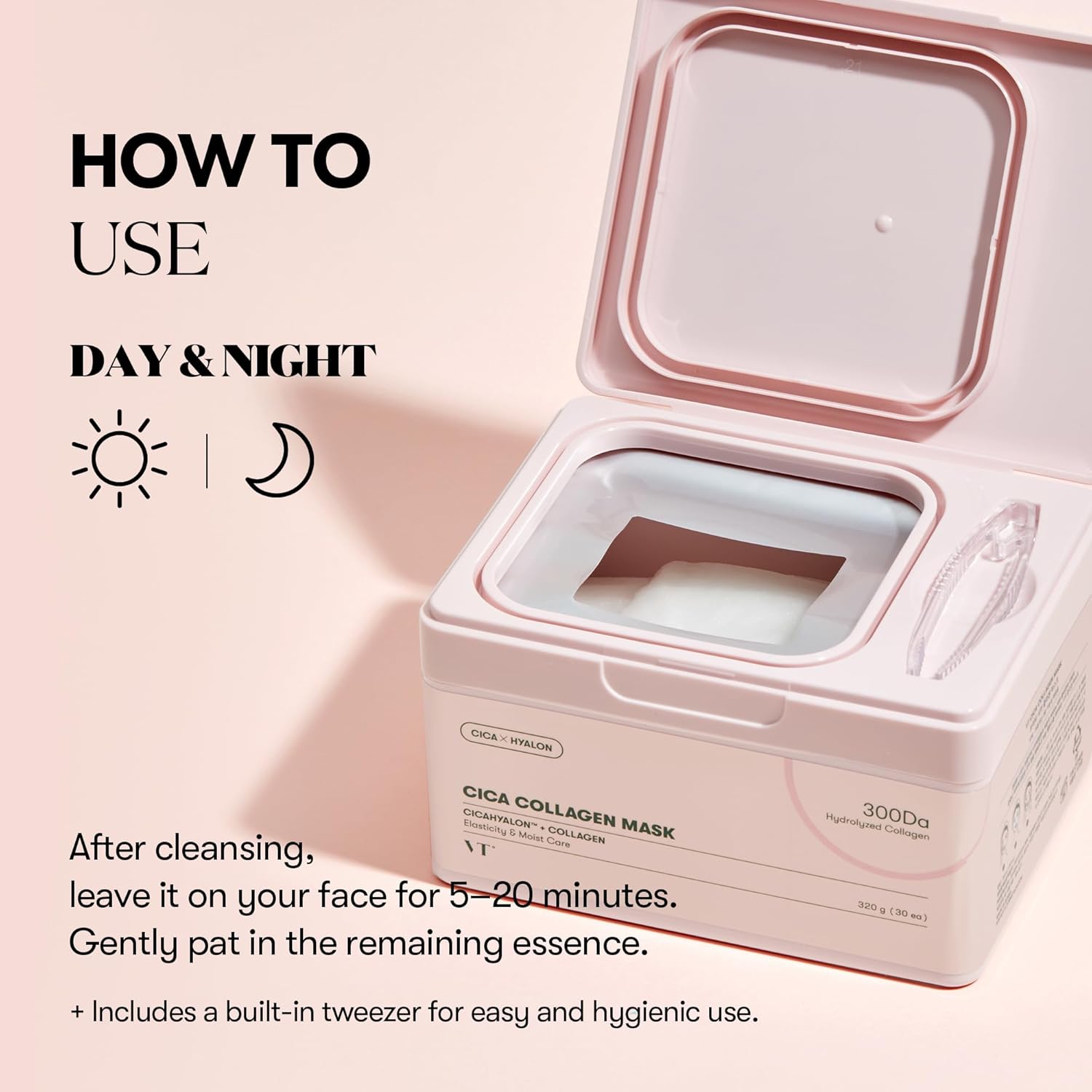 VT Cosmetics Cica Collagen Mask K Beauty Hautpflege für strahlende Haut