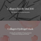 VT Cosmetics Collagen Reedle Shot 100 2Step Hydrogel Mask K Beauty Hautpflege für strahlende Haut