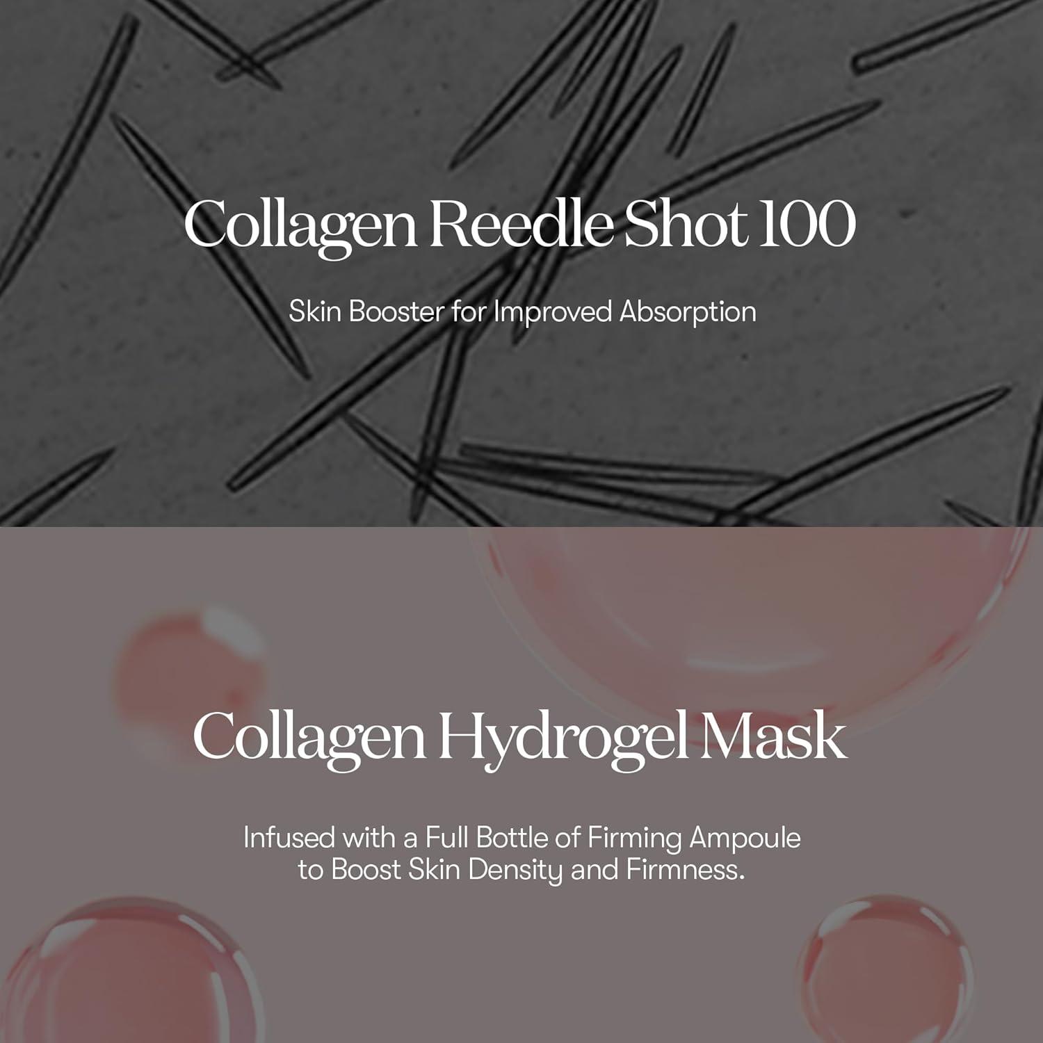 VT Cosmetics Collagen Reedle Shot 100 2Step Hydrogel Mask K Beauty Hautpflege für strahlende Haut