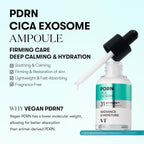 VT Cosmetics PDRN Cica Exosome Firming Ampoule 30 ml K Beauty Hautpflege für strahlende Haut