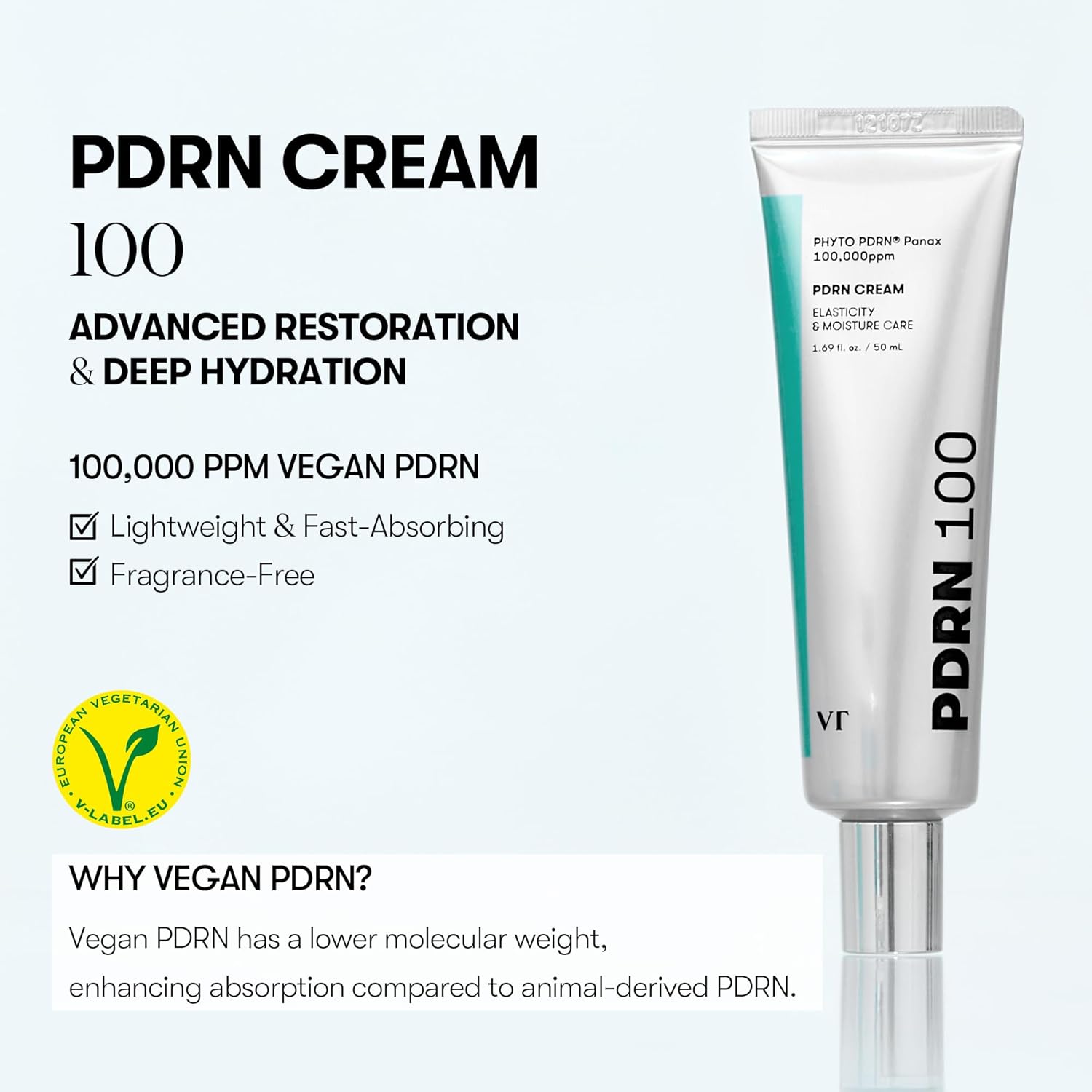 VT Cosmetics PDRN Cream 100 50ml K Beauty Hautpflege für strahlende Haut