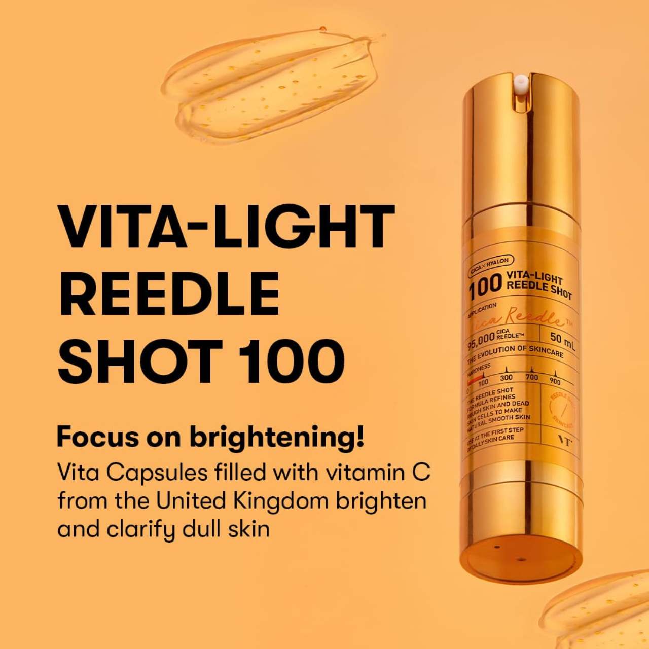 VT Cosmetics Vita-Light Reedle Shot 100 50 ml K Beauty Hautpflege für strahlende Haut