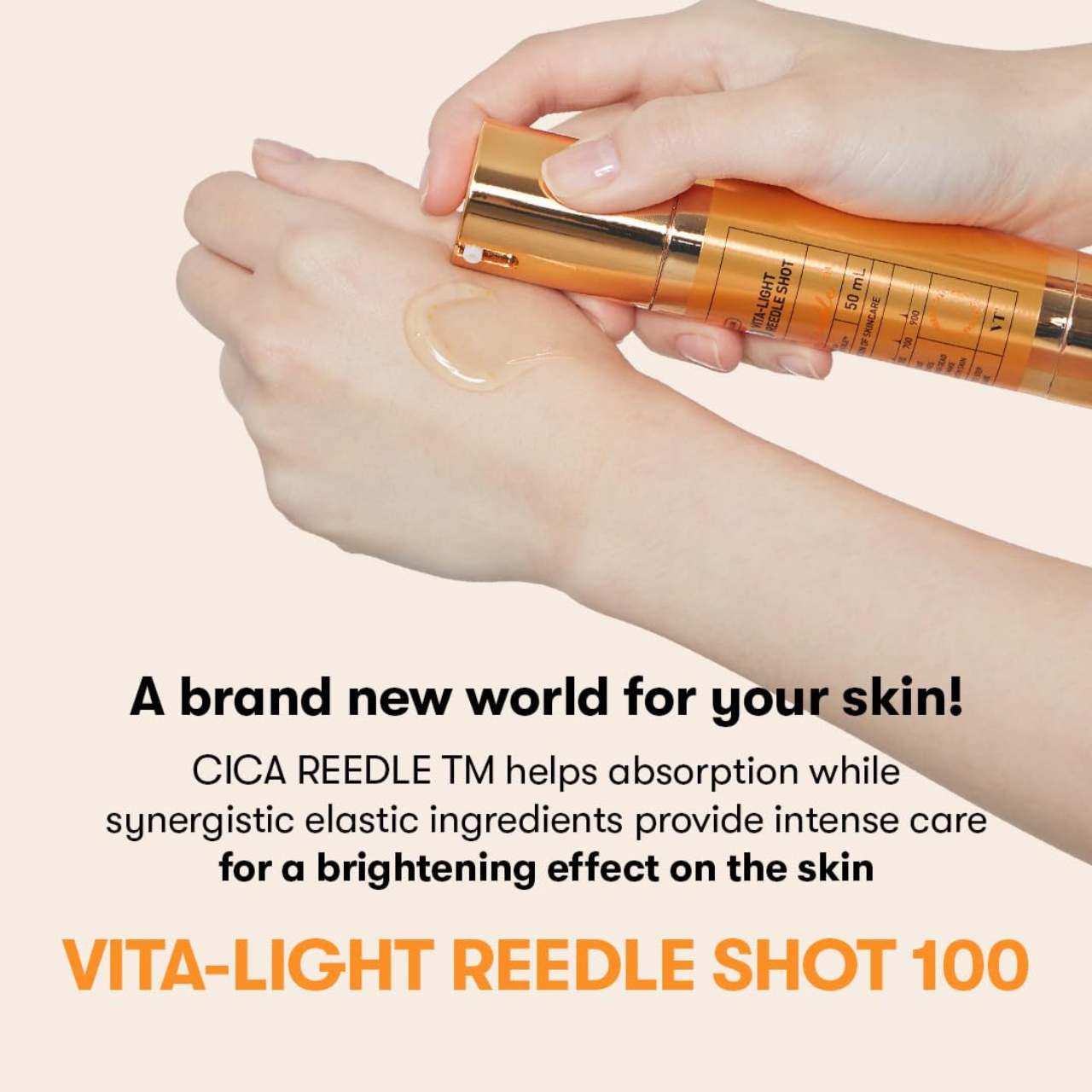 VT Cosmetics Vita-Light Reedle Shot 100 50 ml K Beauty Hautpflege für strahlende Haut