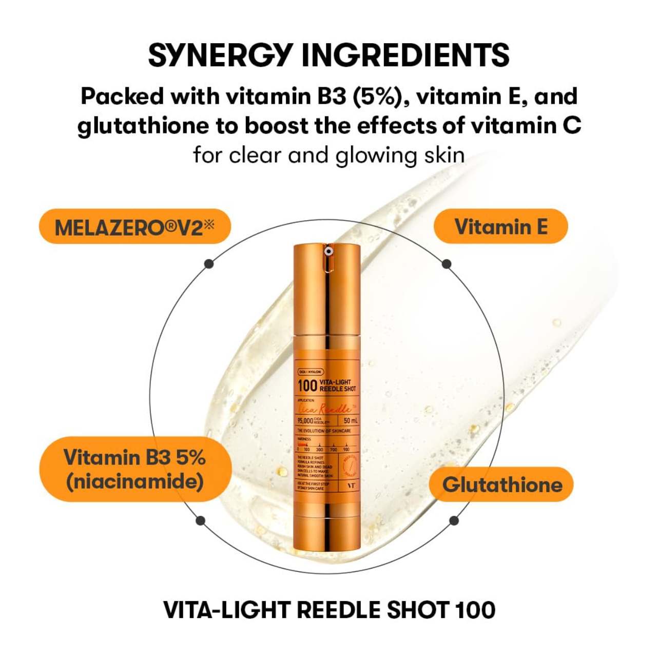 VT Cosmetics Vita-Light Reedle Shot 100 50 ml K Beauty Hautpflege für strahlende Haut